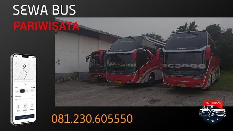 Gambar sewa bus pariwisata Surabaya